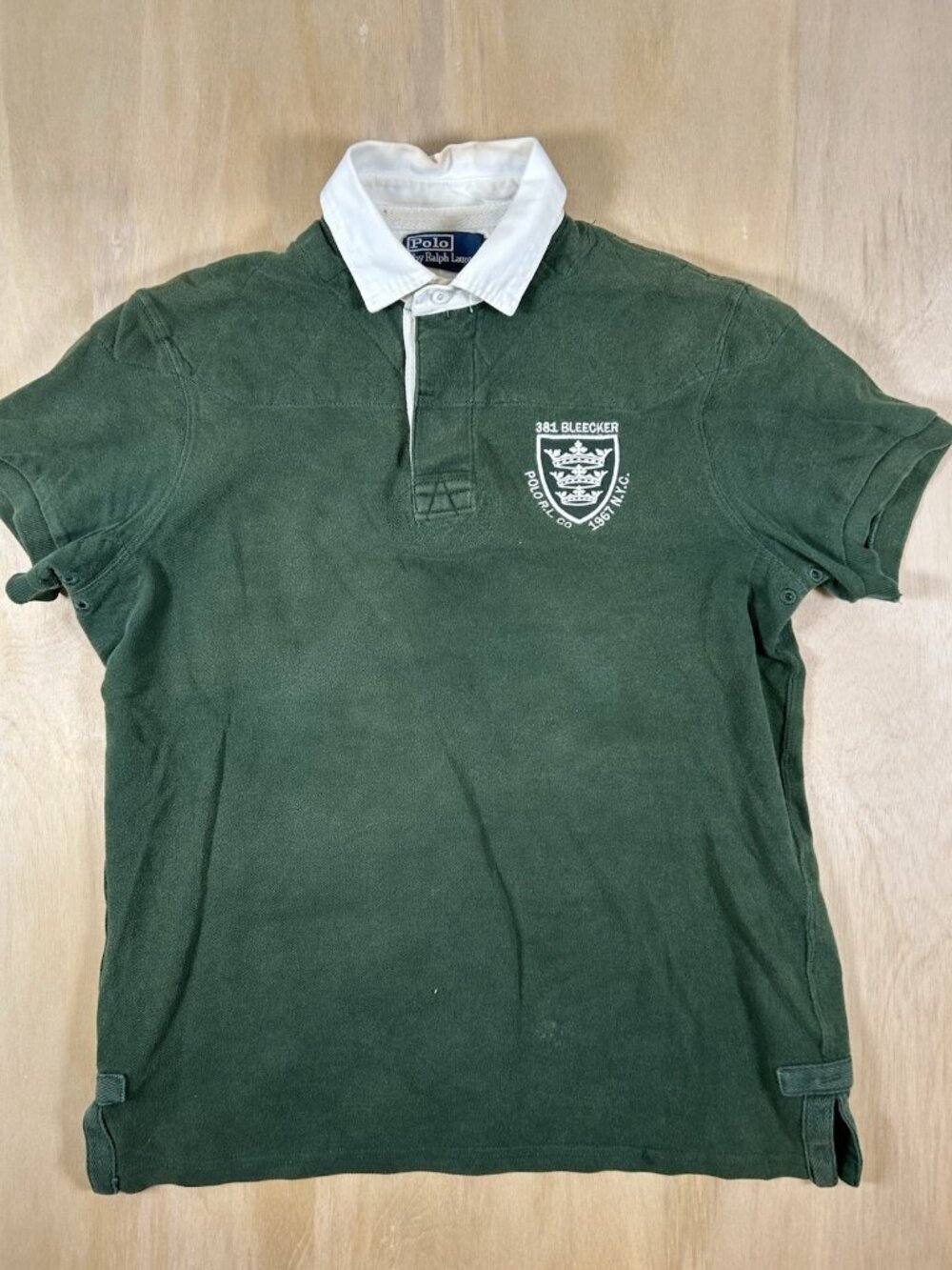 Polo Ralph Lauren RL Tennis Club 381 Bleeker Crest Polo Shirt Men's Size S